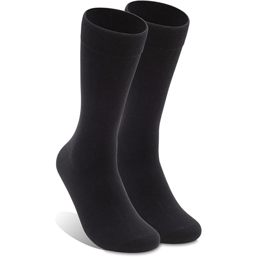 Long winter socks Italian black heavy