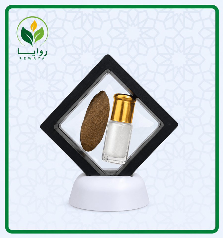 مسك أبيض ربع تولة مع كسر عود