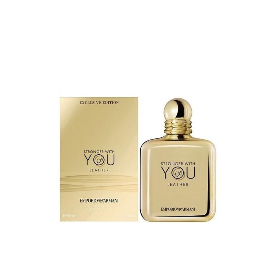 عطر عطر جورجيو ارماني سترونجر ويذ يو ليذر او دو بارفيوم رجالي 100مل