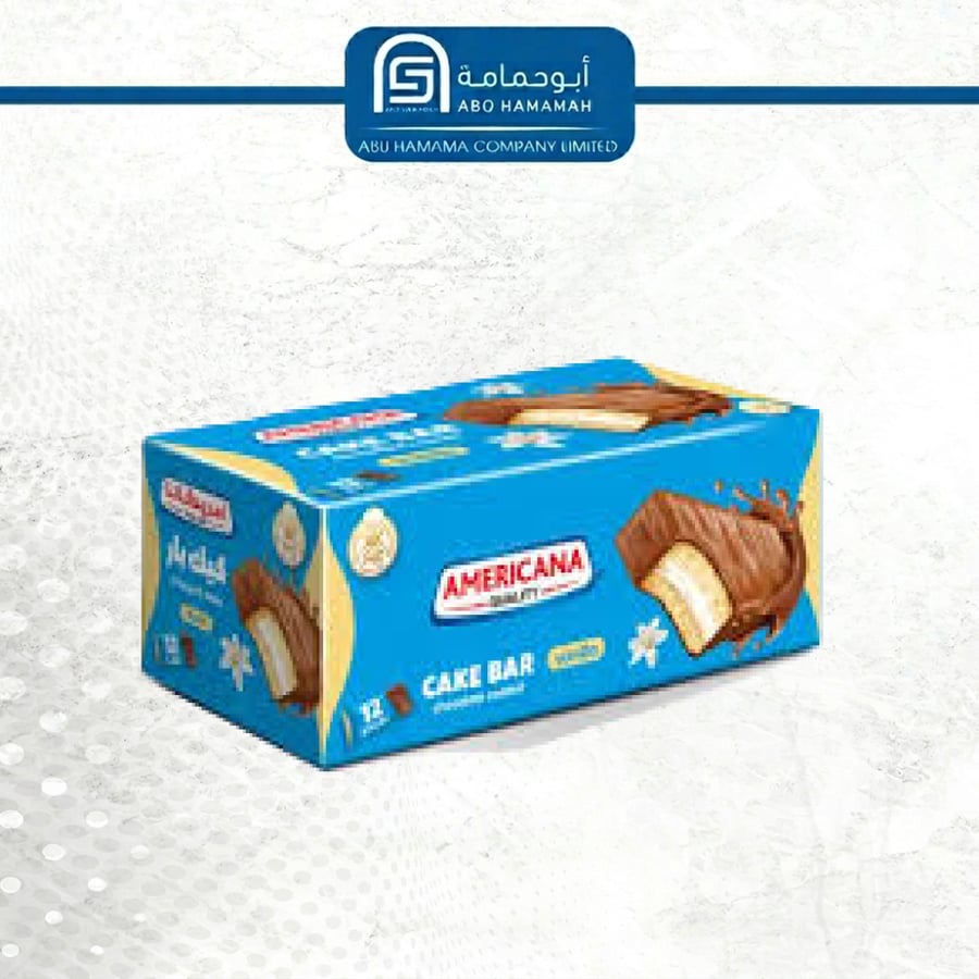 كيك بار امريكانا فانيلا 12*20جم
