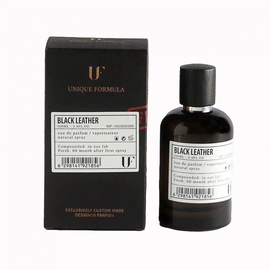 عطر بلاك ليذر BLACK LEATHER من يونيك فورملا 100 مل