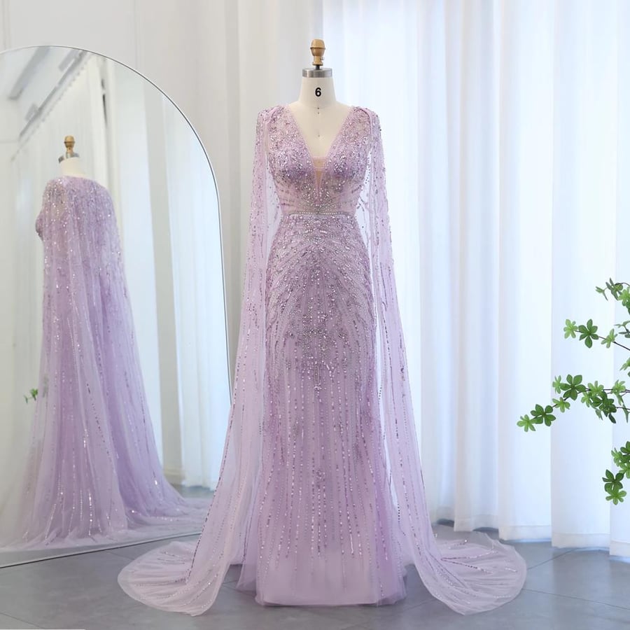 Queen cape dress