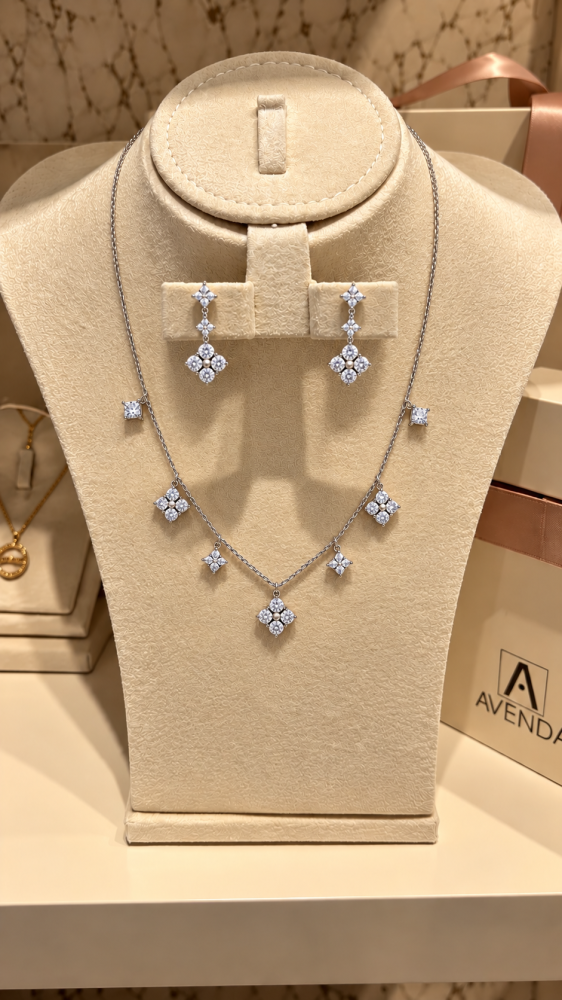 A soft silver set