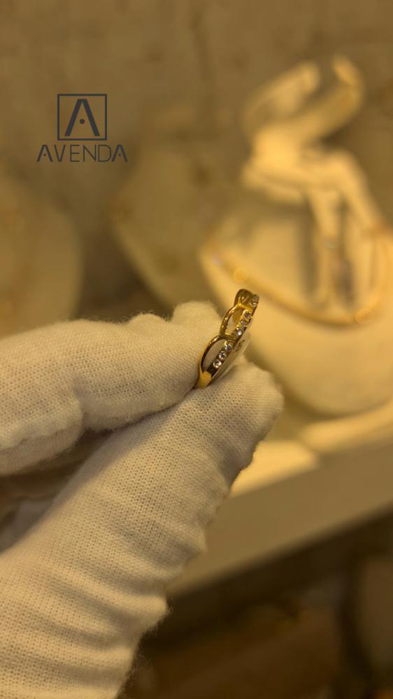 A smooth plated ring