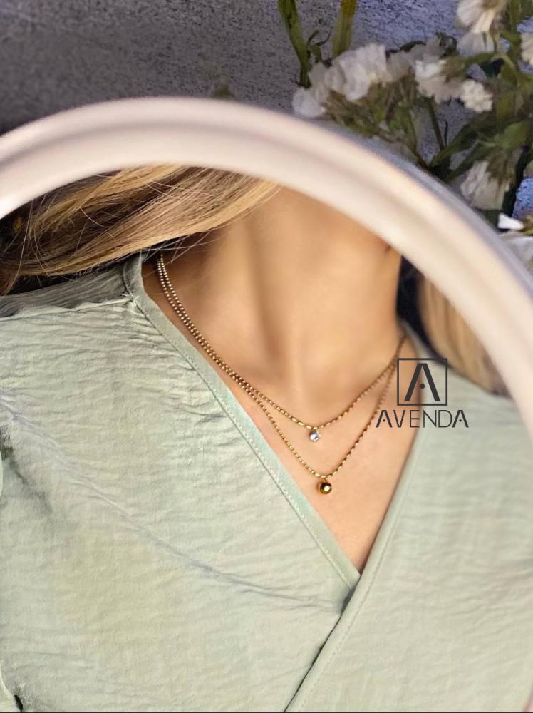 سلسال ناعم مطلي