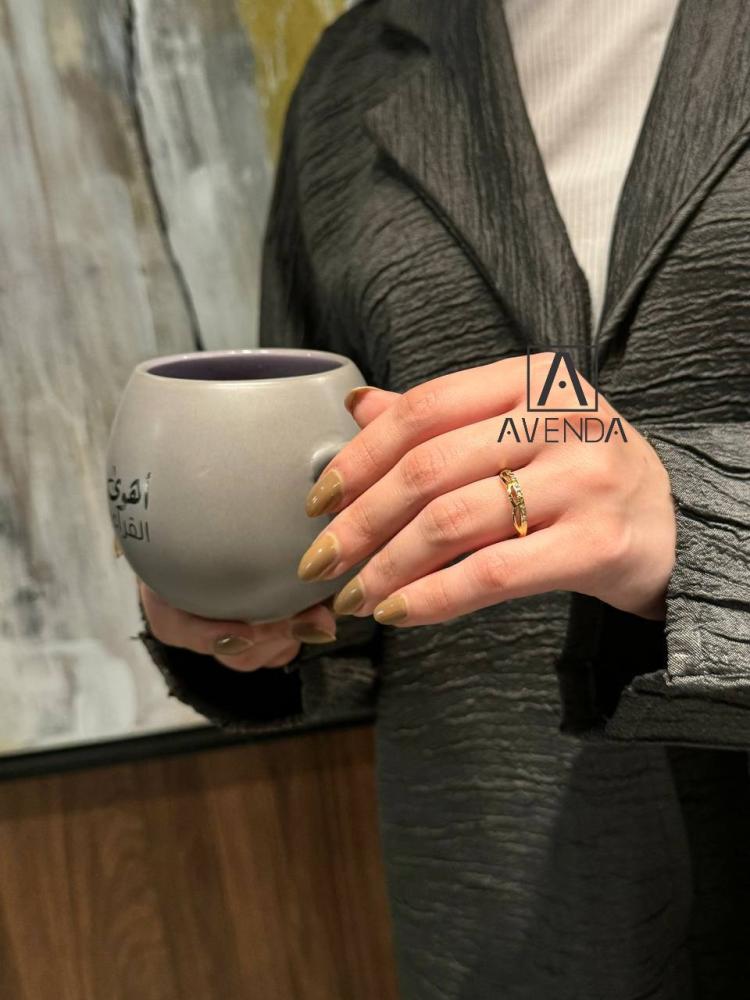 A smooth plated ring