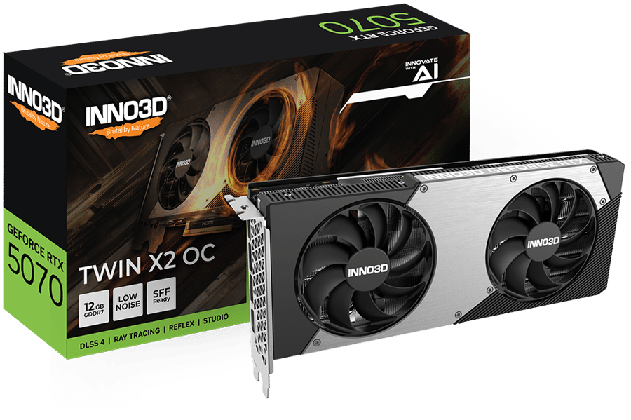 INNO3D GeForce RTX™ 5070 TWIN X2 16GB