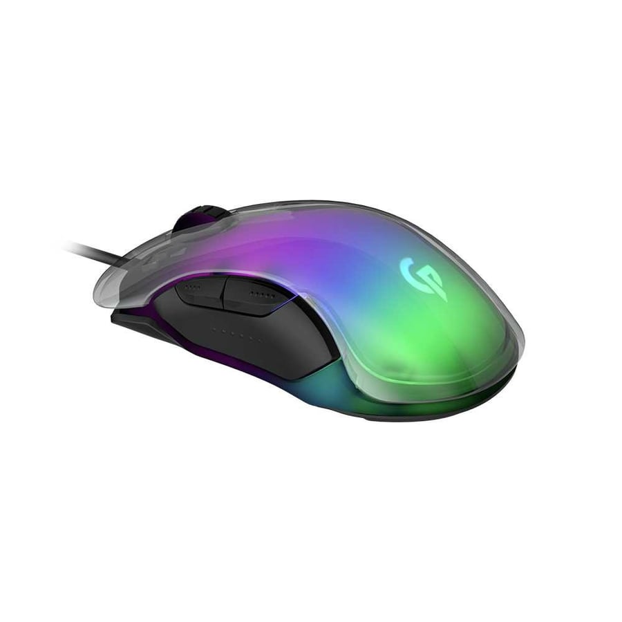ماوس الألعاب RGB 8D Crystal Shell 12800 DPI - بورودو
