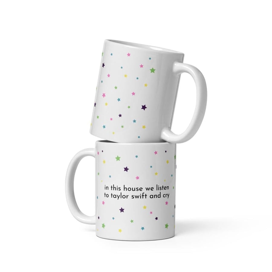 كوب Mug تايلور سويفت نجوم ملونة Taylor Swift