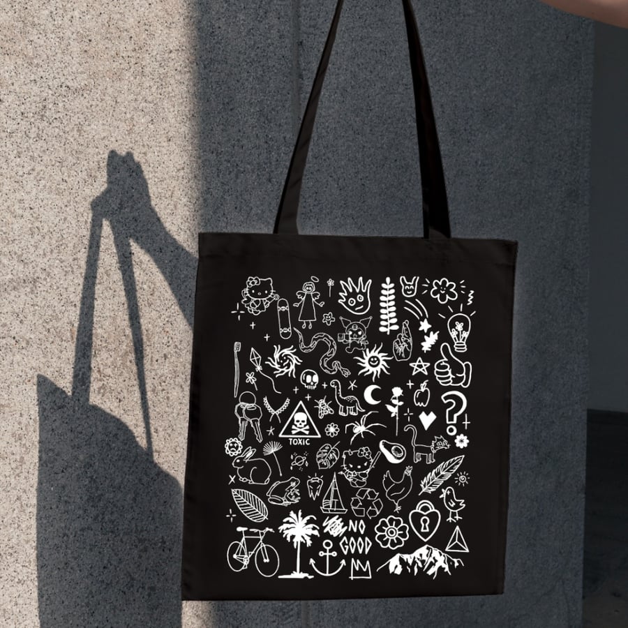 شنطة قماشية Tote bag رسومات هيلو كيتي Hello Kitty
