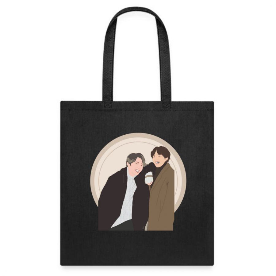 شنطة قماشية Tote bag صديقة للبيئة بطباعة تايكوك Taekook