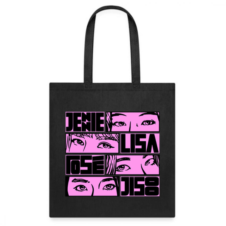 شنطة قماشية Tote bag بطباعة بلاكبينك Blackpink