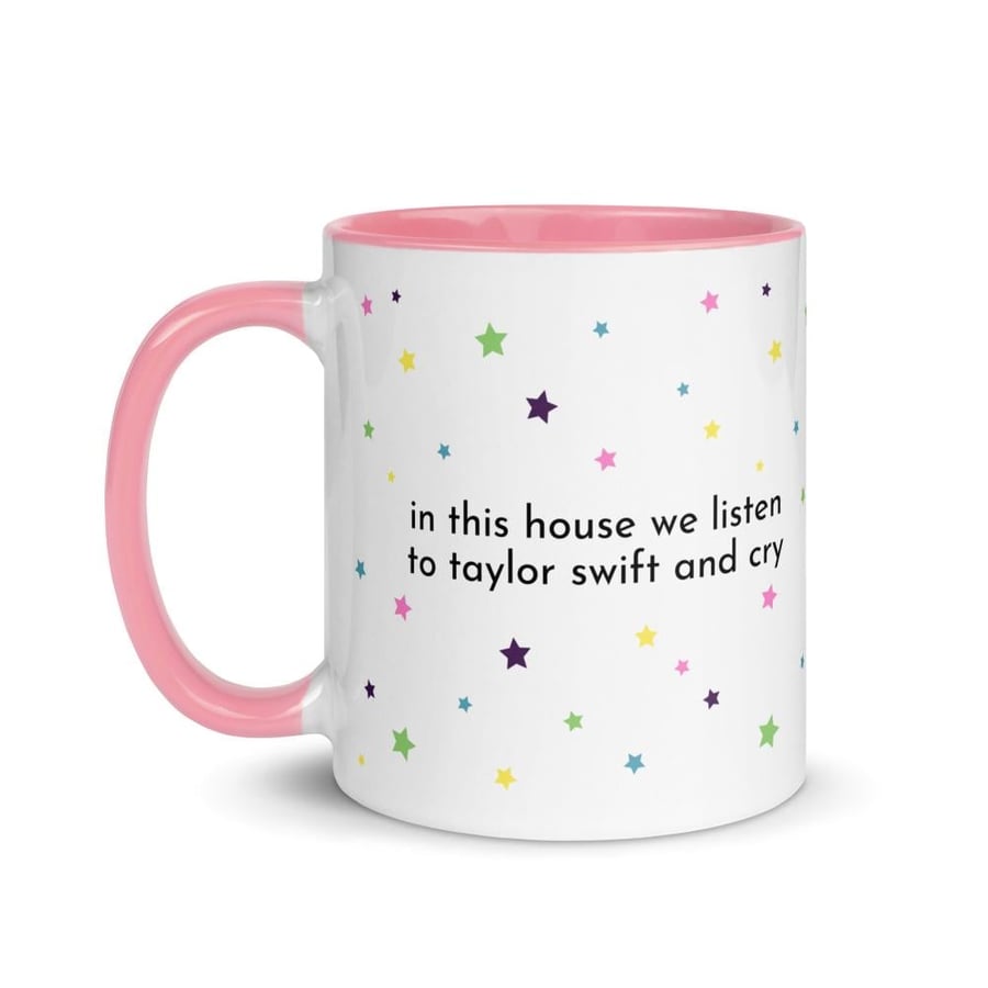 كوب Mug تايلور سويفت نجوم ملونة Taylor Swift