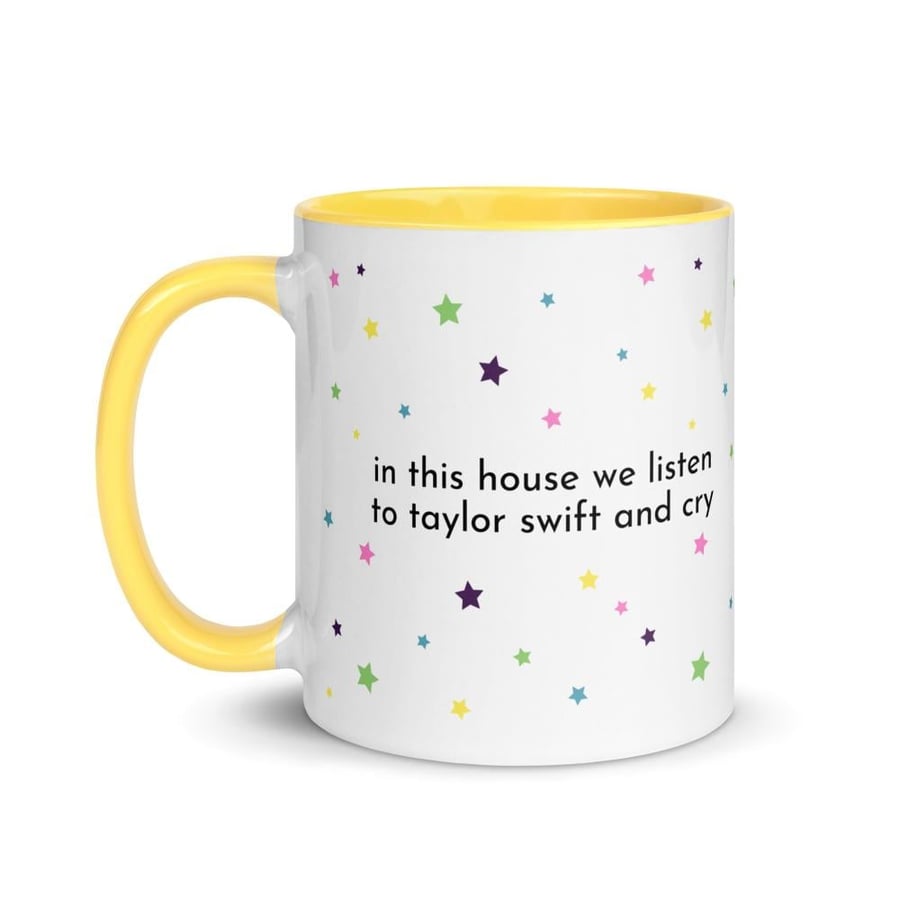 كوب Mug تايلور سويفت نجوم ملونة Taylor Swift