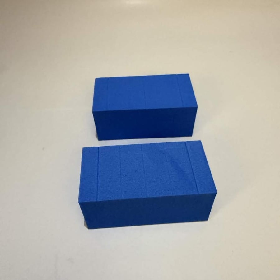 Two-piece door sponge
