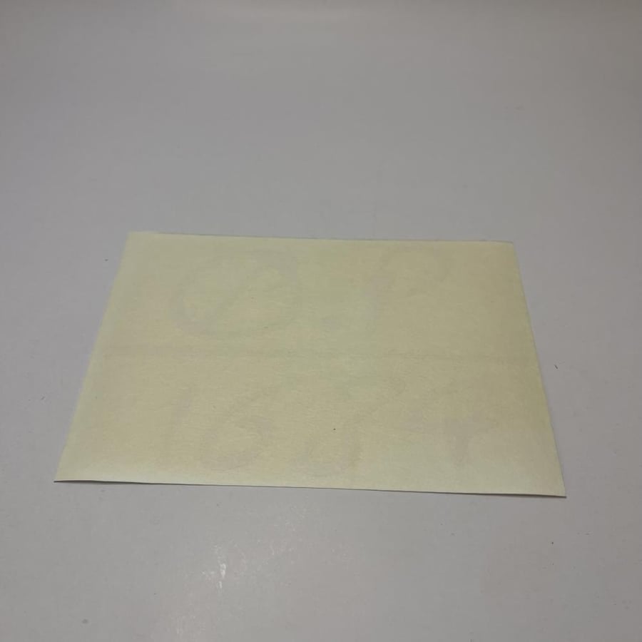 Writing on the glass