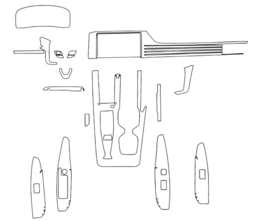 Camry 2025 interior PPF protection electronic cut E