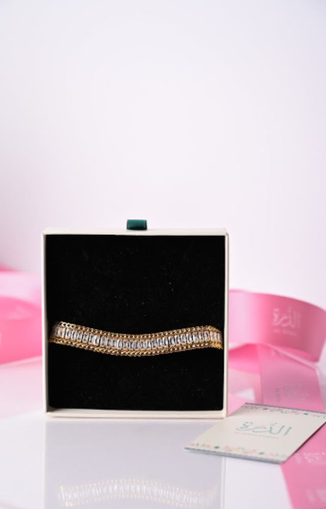 أسوارة الشبكة المجدولة (Woven Mesh Bracelet)