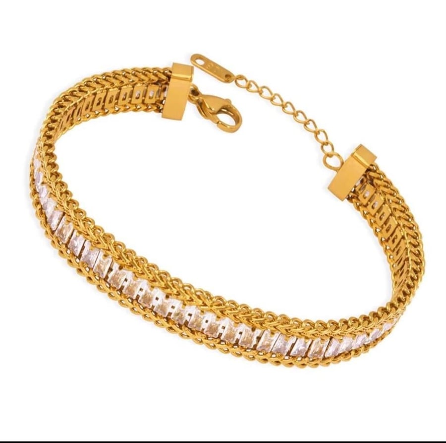 أسوارة الشبكة المجدولة (Woven Mesh Bracelet)