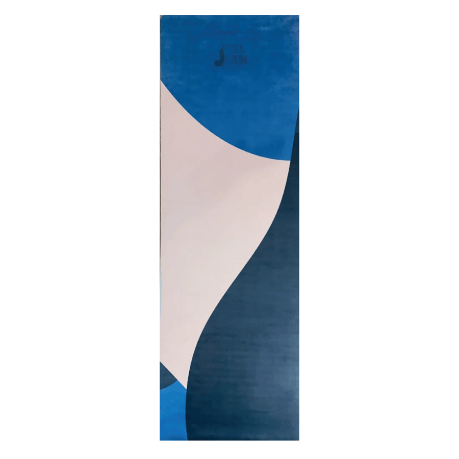 Suede Yoga Mat with Pattern