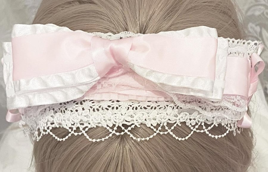 زينة رأس قماشيه ♡ Dolly Ruffles Headband