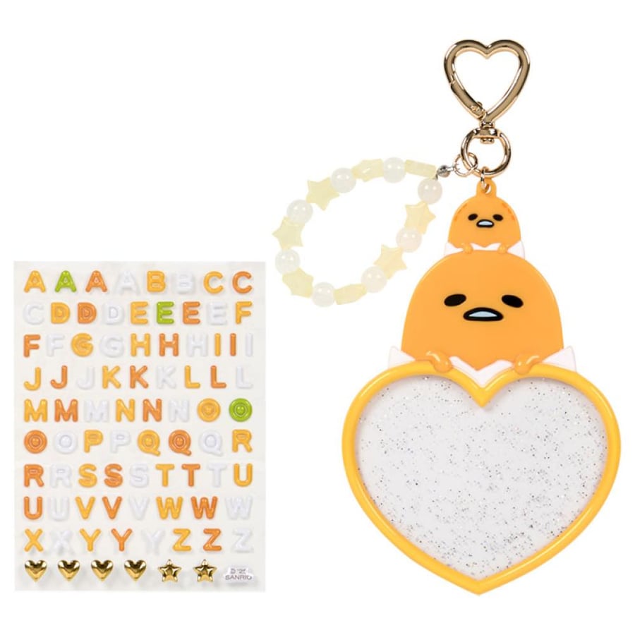 تعليقة اسم / كتابة قوديتاما | gudetama name / custom tag keychain