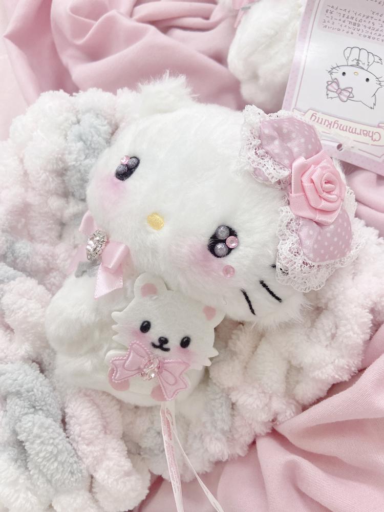 تعليقة دمية تشارمي كيتي مزينه | plushie of charmmykitty