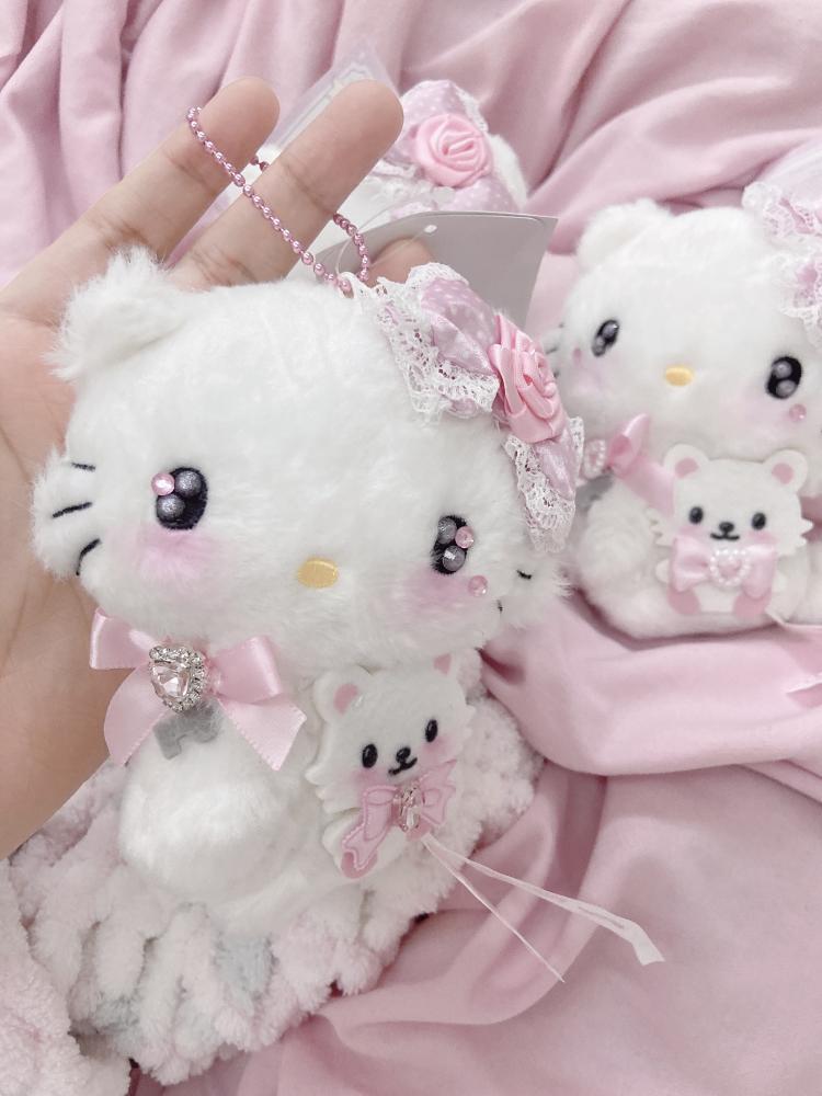 تعليقة دمية تشارمي كيتي مزينه | plushie of charmmykitty