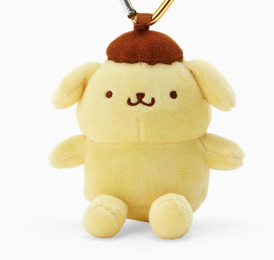 تعليقة دمية بومبومبورين صغيرة | pompompurin mini keychain plush