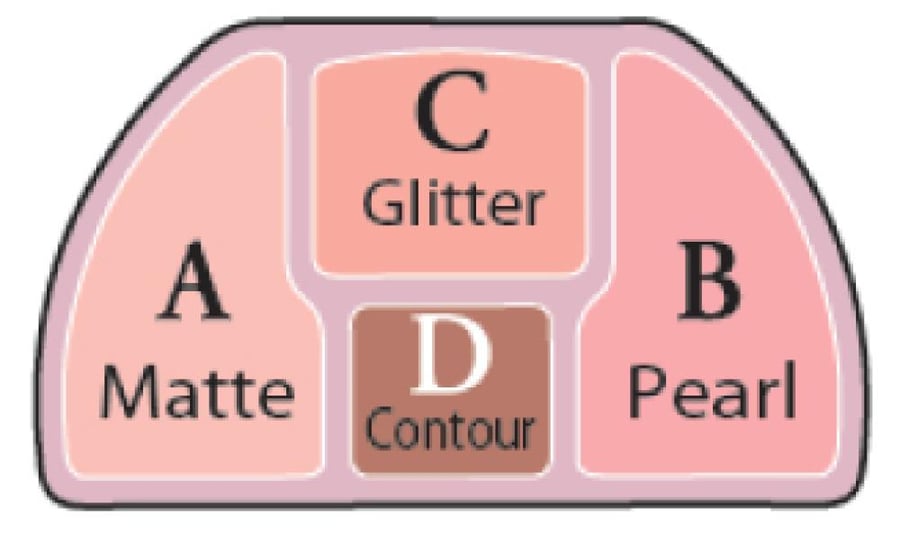 [شحن فوري] mini canmake eyeshadow palette