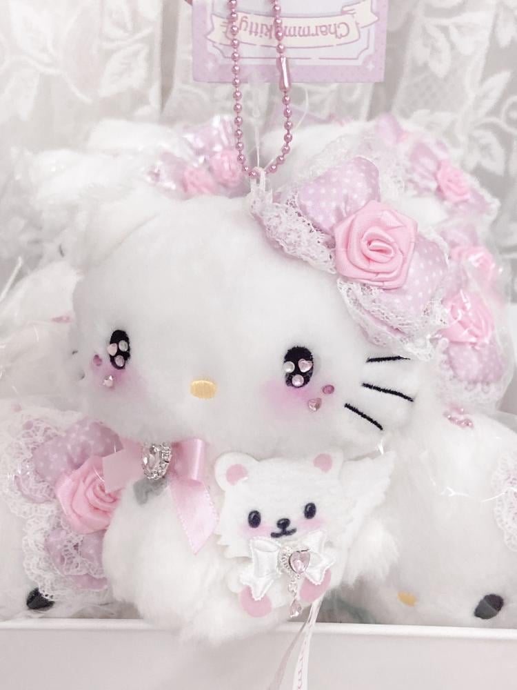 تعليقة دمية تشارمي كيتي مزينه | plushie of charmmykitty