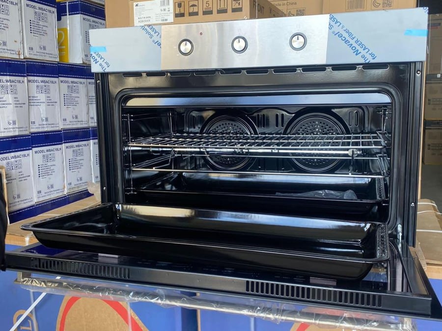 General built-in oven 90 cm electric 9 functions grill + 2 fans