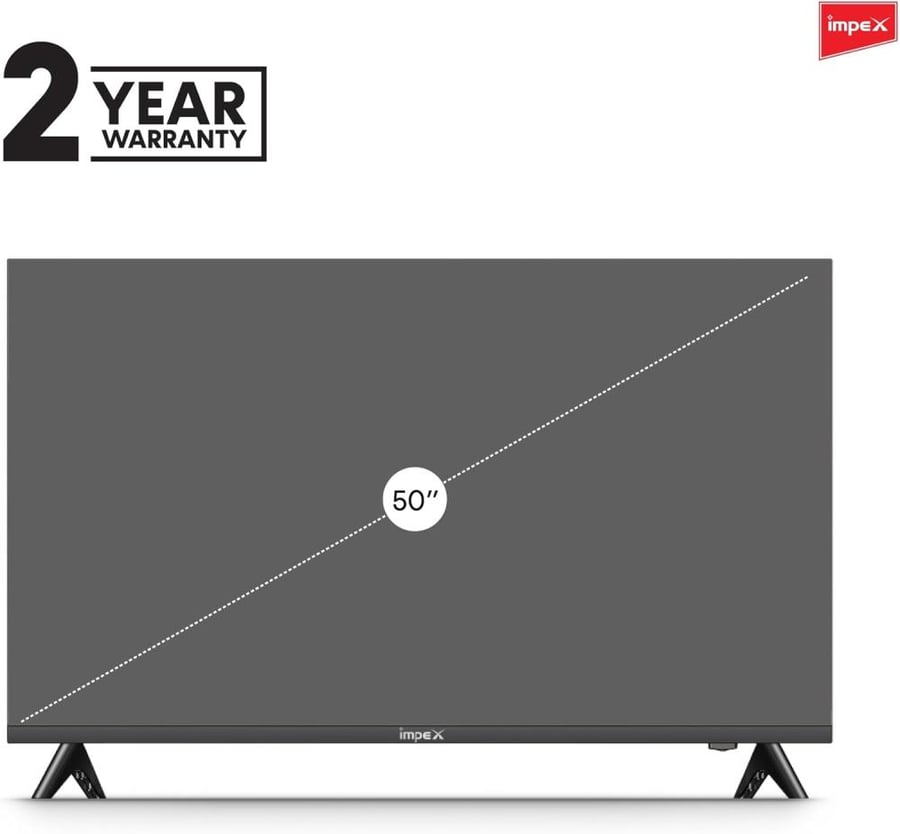 امبيكس تلفزيون LED ذكي بنظام اندرويد 50 بوصة