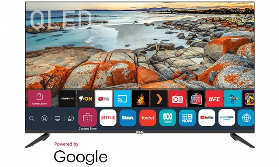 شاشة 75 بوصة ATC QLED 4k نظام اندرويد معتمد