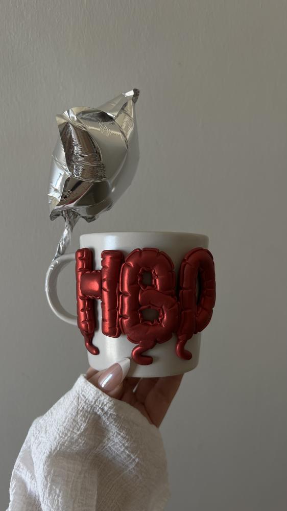 كوب HBD أحمر