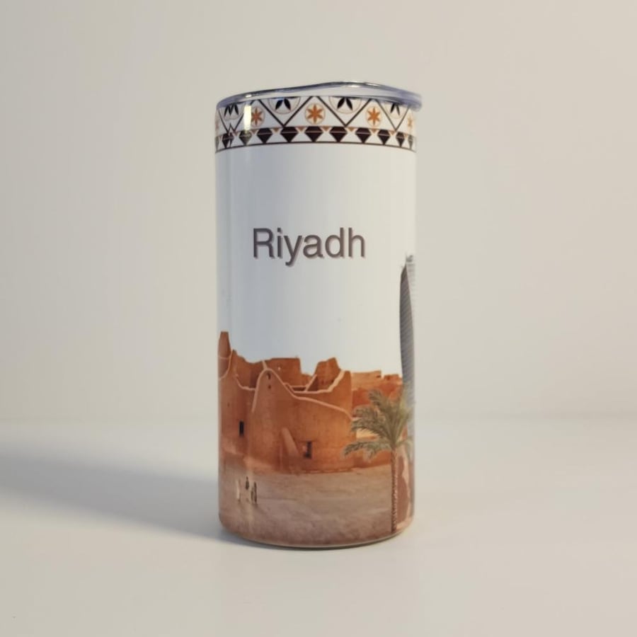 كوب حافظ للبرودة والحرارة - هدية معالم الرياض