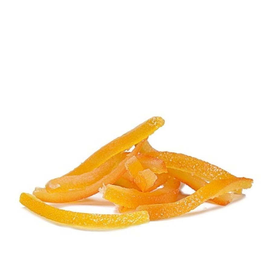 Dried fruit pieces with peel