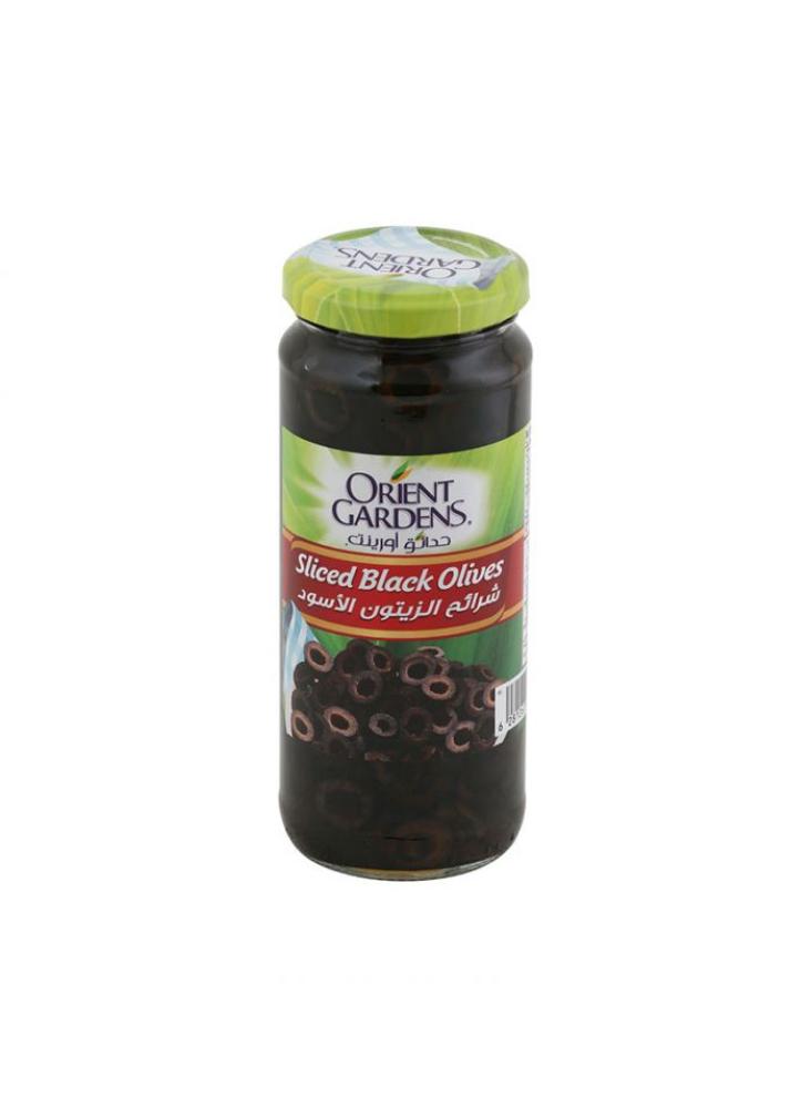 O.G SLICED BLACK OLIVES 340 GM