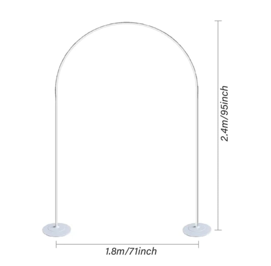 Long arch balloon holder stand