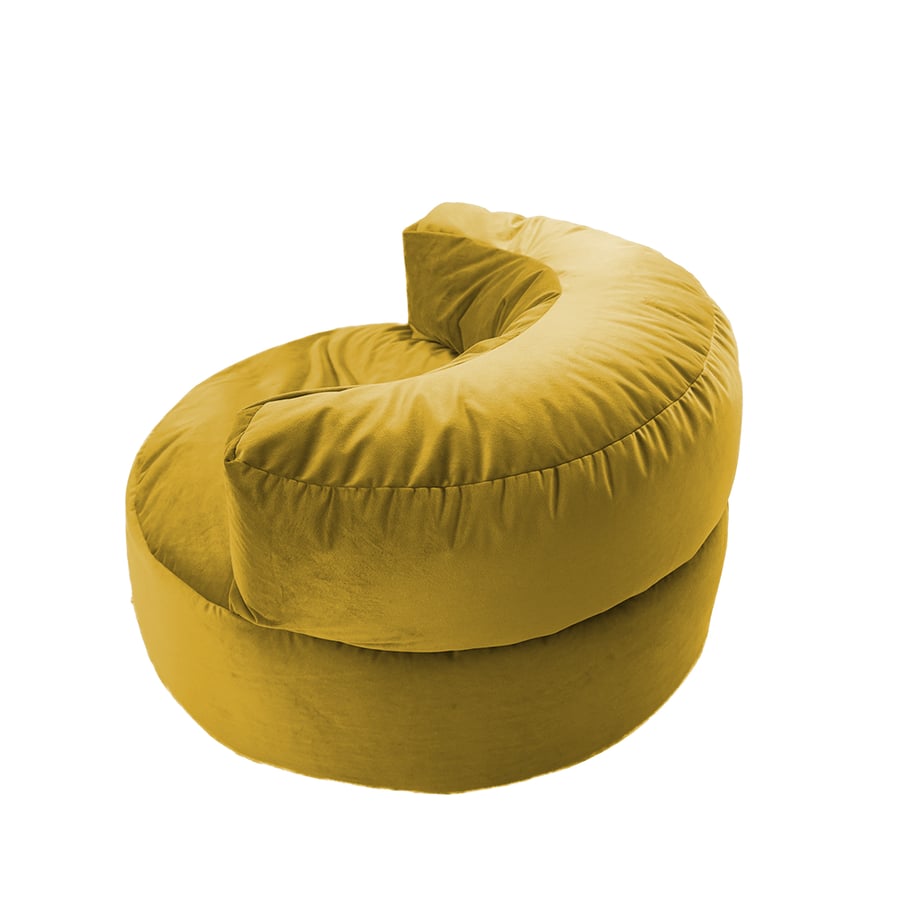 Jolly Ben bag of velvet color gold size 102x110x70 cm