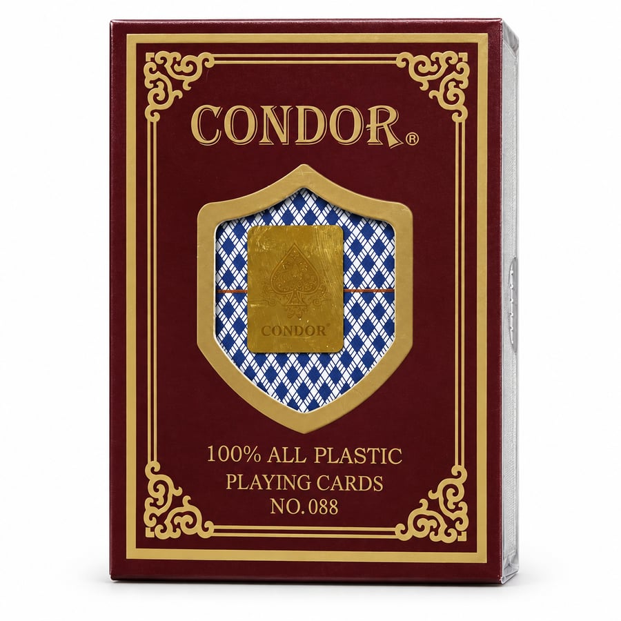 ورق لعب كوندر Condor No.088 المصنوع من البلاستيك 100%