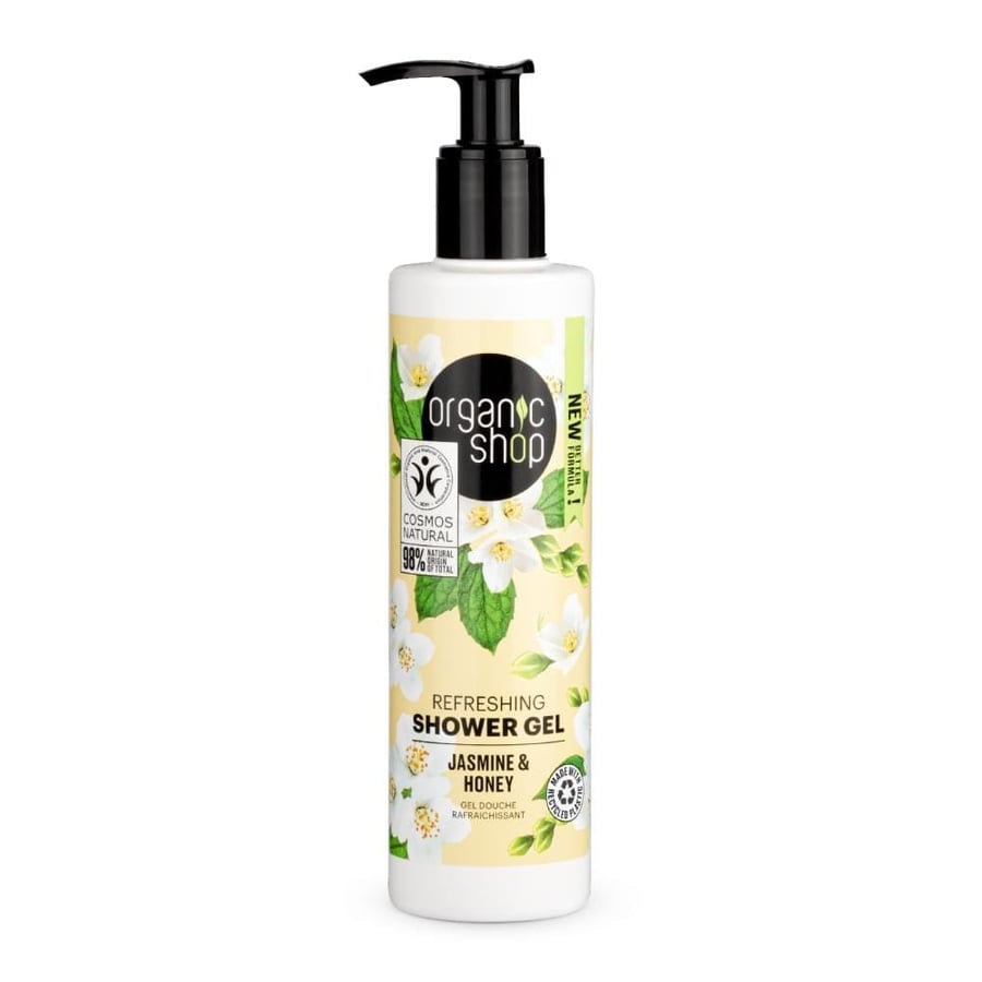 جل استحمام Organic Shop منعش بالياسمين والعسل - 280 مل
