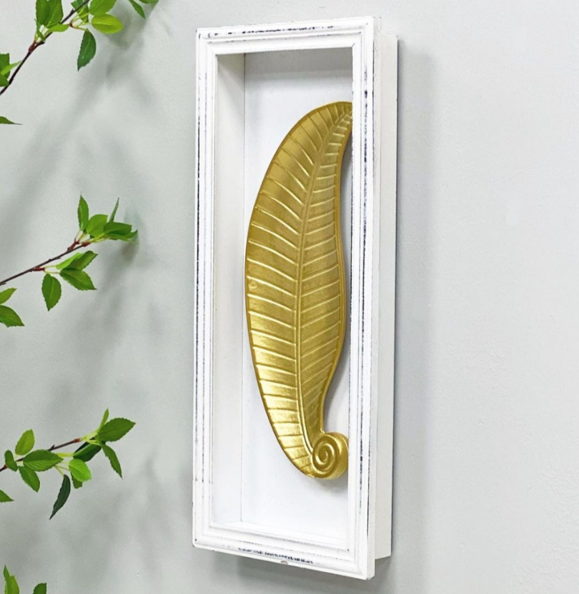 Wooden leaf paper board