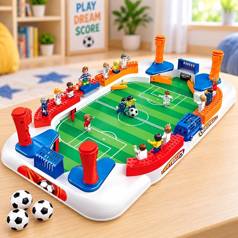 لعبة كرة قدم طاولة للأطفال مع لاعبين وكرات – Football Board Game