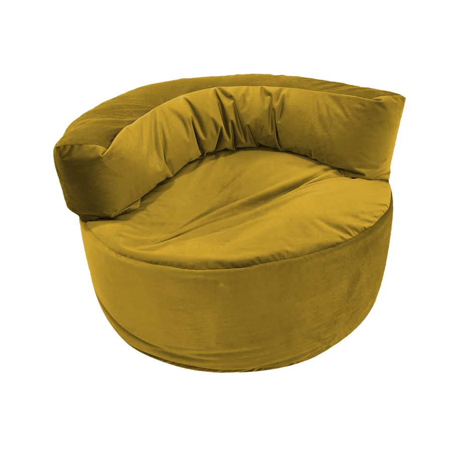 Jolly Ben bag of velvet color gold size 102x110x70 cm
