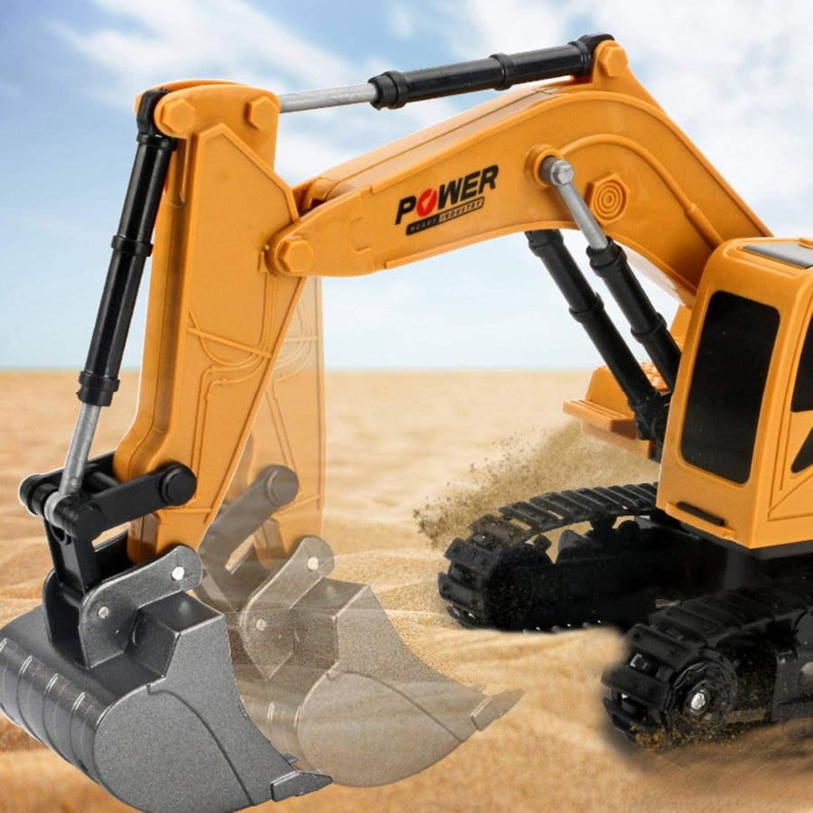 سيارة تفريغ الشاحنة مع ريموت تحكم عن بعد باللون الأصفر
