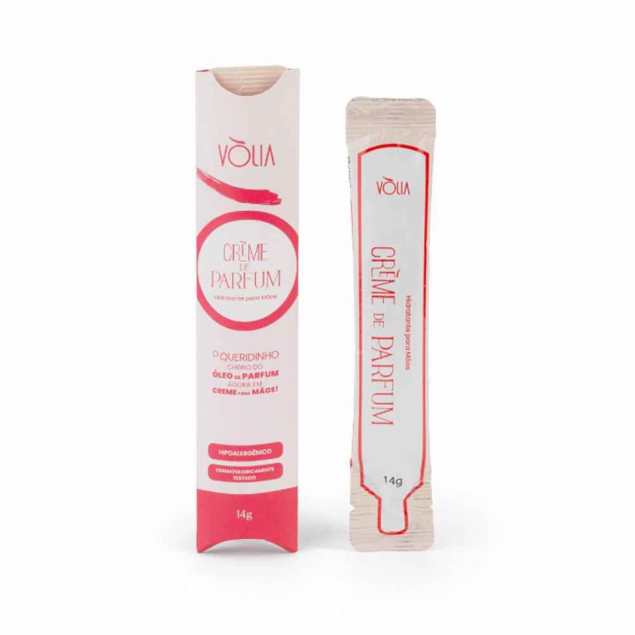 كريم بارفان مرطب ومعطر من Vòlia ترطيب فوري وعطر يدوم برازيلي أصلي مع علبة فارغة هدية – 14 جم