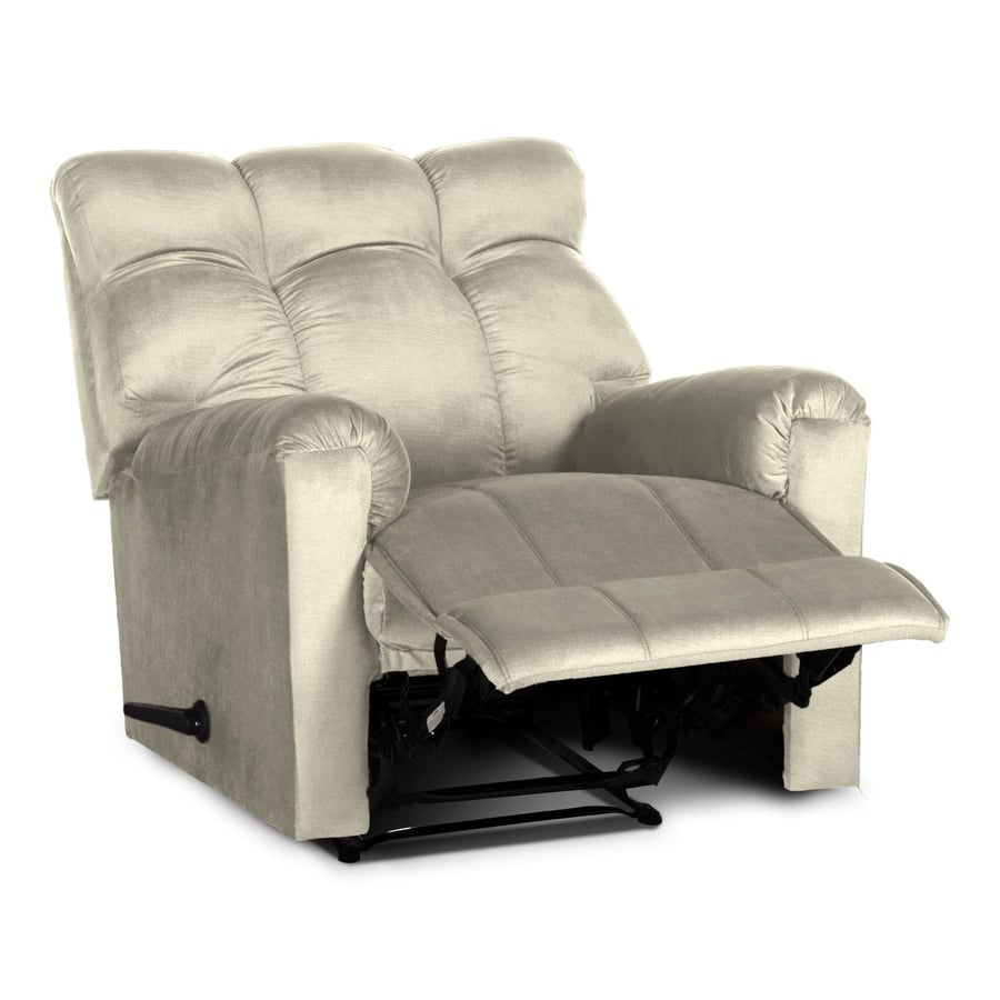 Fixed relaxation chair, light beige color, size 90x80x100 cm