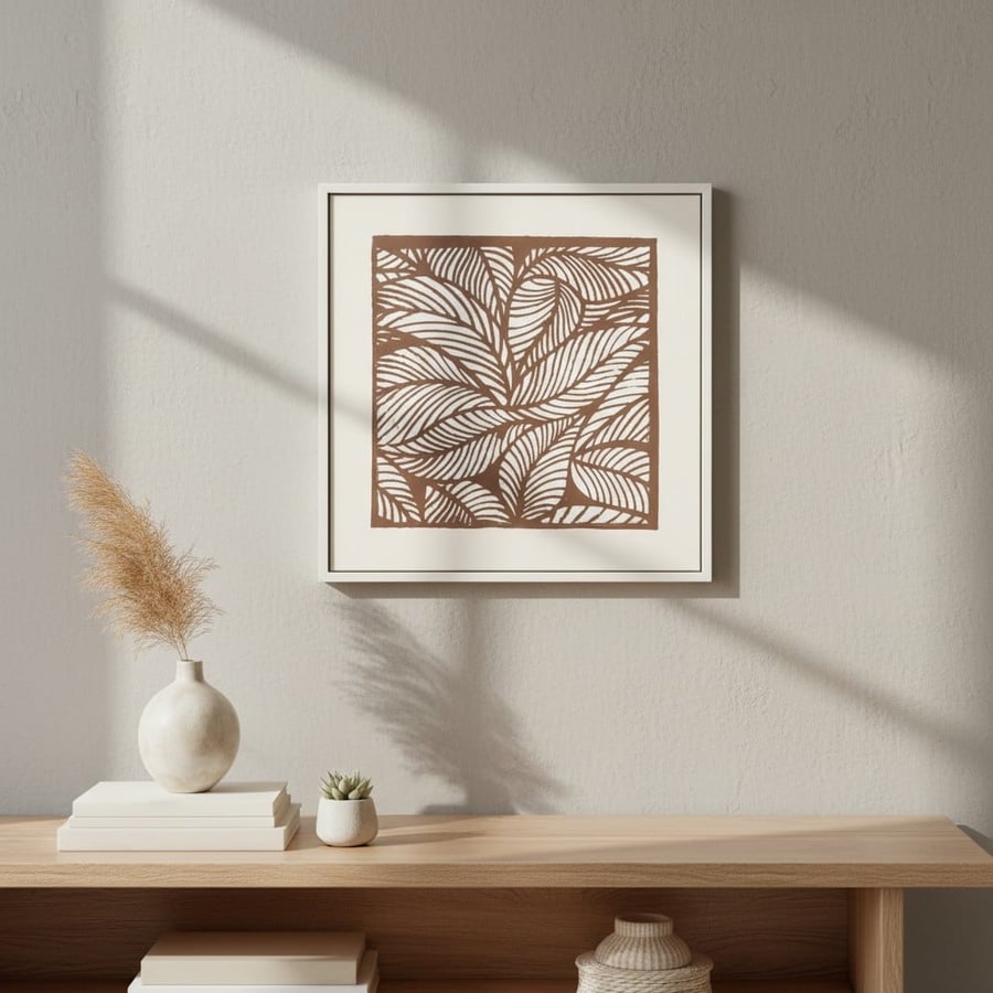 botanical-leaves-wall-art-wood-frame-40x40.webp