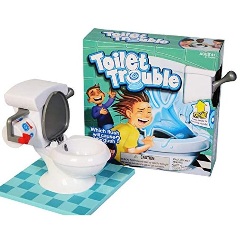 لعبة تويلت ترابل Toilet Trouble للأطفال – تحدي المرح ورش الماء من هاسبرو
